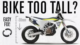 The BEST Way to Lower Your Dirt Bike