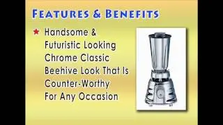 ★ Best Blender Reviews - Oster 4125 6-Piece Kitchen Center, Chrome