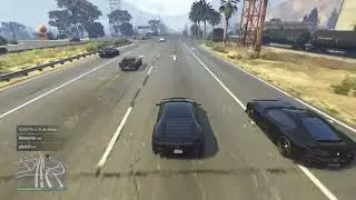 Racing random player across the map