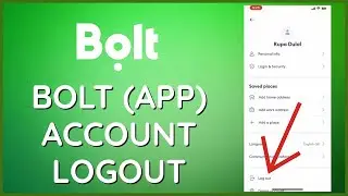 How to Logout Sign Out Bolt App 2024?