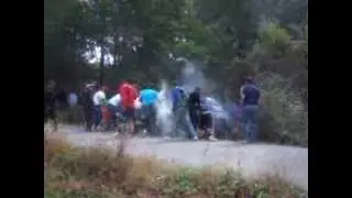 Accidente Rally San Froilan 2013