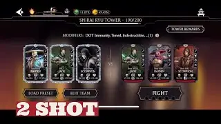 Shirai Ryu tower battle 190