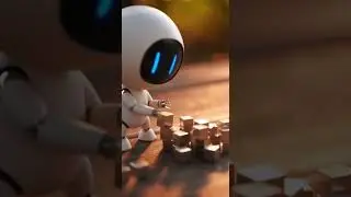 Tiny Robot Taps #CuteTech #RobotVibes