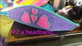 felt head band or cuff
