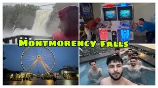 Day in Montmorency falls🇨🇦🔥|| Quebec city part 2 || #montmorencyfalls #quebec #canada #montreal 