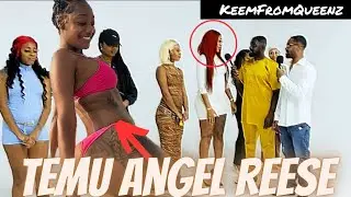 Temu Angel Reese Violates This Dude On Balloon Show