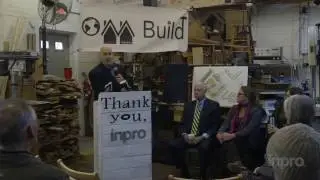 Tiny House Donation Ceremony - Inpro and OM Village