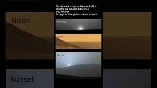 What Mars Actually Looks Like (Morning, Noon, Sunset) | @VoidtoCore1