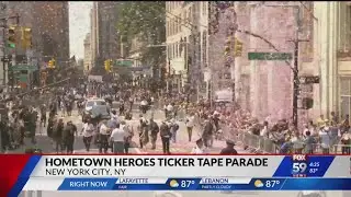 Hometown Heroes Ticker Tape Parade in New York City