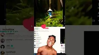 ishowspeed reacts to mushroom smurf cat meme 😂 #ishowspeed #ishowspeedshorts