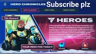 l Hero Chronicles Daily Training Tim Howard l #fcmobile #fifamobile #fc24gameplay #eafc24 #newvideo