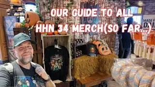 ALL the HHN 34 Merchandise (So Far) + Park Updates You Need to Know!