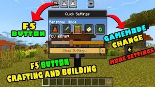 F5 Button Addon for Crafting and Building | F5 Button One click Perspective view | Daosao Gamers