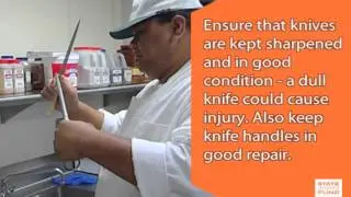 Knife safety (Restaurants and Food Service Training)