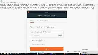 How to fix EA's Origin client error message in Windows 10: Online login is currently unavailable