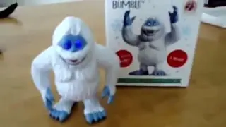 Bumble talking (more like growling in his case) figurine from Rudolph the red nosed reindeer.
