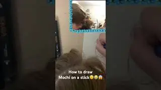 How to make mochi&rsquo;s on a stick🤨🤨😭 #drawing #art #duet #artist