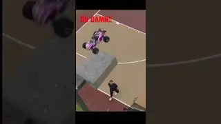 RC car high jump onto light pole amazing #shorts #RC #car #jump