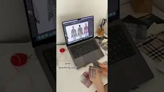 Если будет интересно сниму влог полноценного дня #working #fashion #illustrator