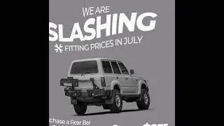 We are slashing fitting prices in July