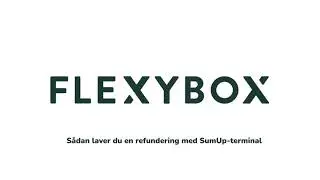 S&aring;dan laver du en refundering med SumUp terminal