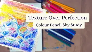 Colour Pencil Sky Study | Texture, Light & Gentle Observation