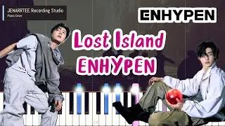 ENHYPEN 'Lost Island' Piano Tutorial + Sheet Music (Original + Easy Key)