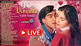 LIVE: हिंदी सदाबहार गाने | 90's Evergreen Songs | All Time Hits Songs | 90's Love Songs Jukebox