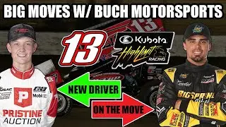 Justin Peck OUT, Daison Pursley IN Buch Motorsports #13. Full-Time with High Limit in 2025.