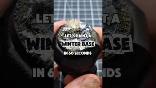 How to create and paint a quick and easy Winter Base.
