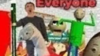 Baldi basics 1-й приз PUSHES EVERYONES & EVERYONE LOVES SLIDES edition, мод Baldi basics