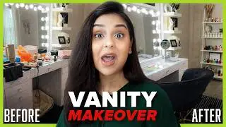 From Mess to WOW! Full Vanity Transformation | Organisation & Cleaning Hacks ft.@AanamC | GIVEAWAY