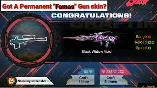 Got  'Famas'  Permanently through One Free Spin?