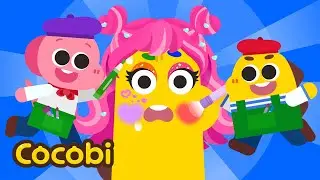 Let's Make Daddy Pretty😍 Daddy Make Up + More Fun Songs for Kids | Cocobi