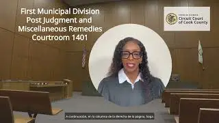 Video#2 Finding Courtroom 1401 Standing Orders-Spanish
