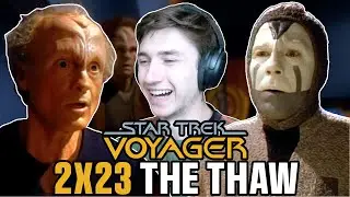 STAR TREK VOYAGER - 2x23 - &ldquo;The Thaw&rdquo; FIRST TIME WATCHING REACTION!