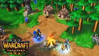 Arthas Meets Uther The Lightbringer - Warcraft 3 Reforged Story Cutscene #09 [Classic Graphics]
