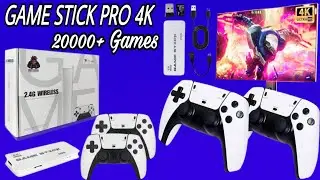 M15 Game Stick Pro 4K - 20,000+ Games 🤯 | PS 5 Looking Game Stick | Hdmi Controller Gamepad