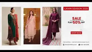 Bluefery Latest Summer Lawn Collection &ndash; Embroidered & Printed Designs