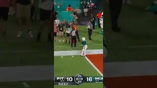 Dolphins'  Noah Igbinoghene  game winning Interception on the Pittsburgh Steelers #shorts
