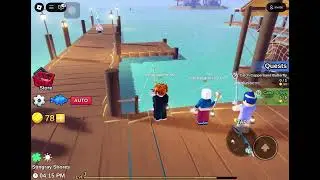 Roblox Fish it play with Hiro #roblox #fishitv1