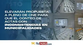 Elevarán propuesta para que el conteo de actas con inconsistencias en municipalidades