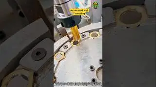 Fully Automated Nut Threading Turntable Machine ⚙️🔩