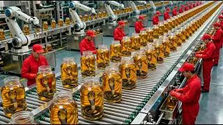 Inside a King Cobra Wine Factory | From Live Snake to Bottle