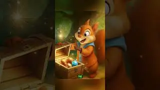 A fun 🥳, heartwarming  story of a brave squirrel 🐿️ on a forest adventure 🌳. link in bio! #squirrel