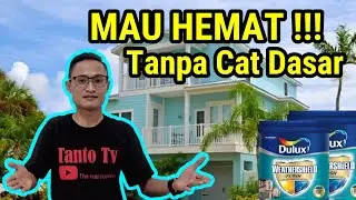 Cat Tembok Exterior (Luar) Rumah Tidak Perlu Pakai Cat Dasar || Dulux Weathershield Flash