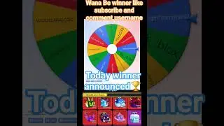 Today winner announced #bloxfurit #bloxfruits #giveaway #roblox #shortsvideo