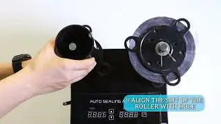 How to install sealing film in cup sealing machine