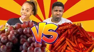 HEALTHY FOOD VS SPICY CHALLENGE