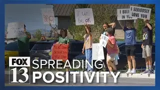 Utah man who runs with motivational signs inspires others to do the same